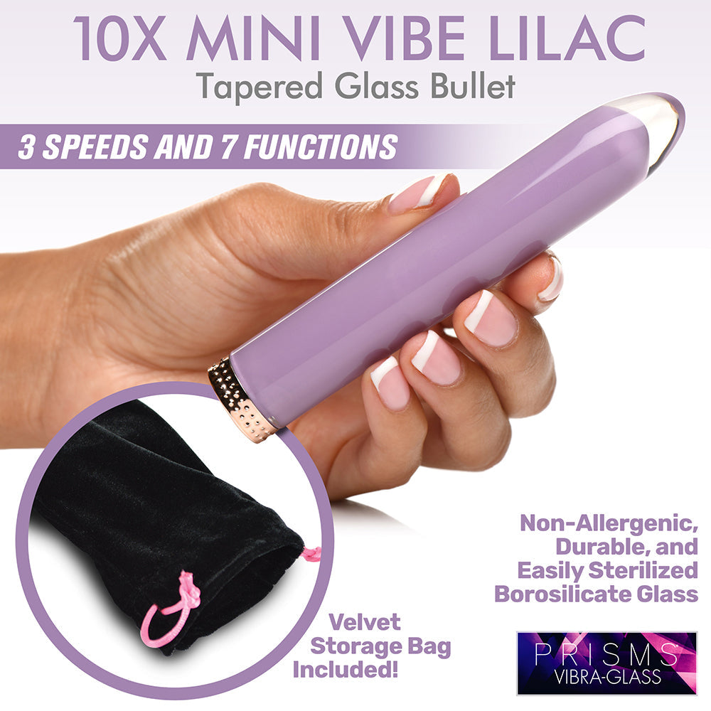 PRISMS 10X MINI GLASS VIBE LILAC