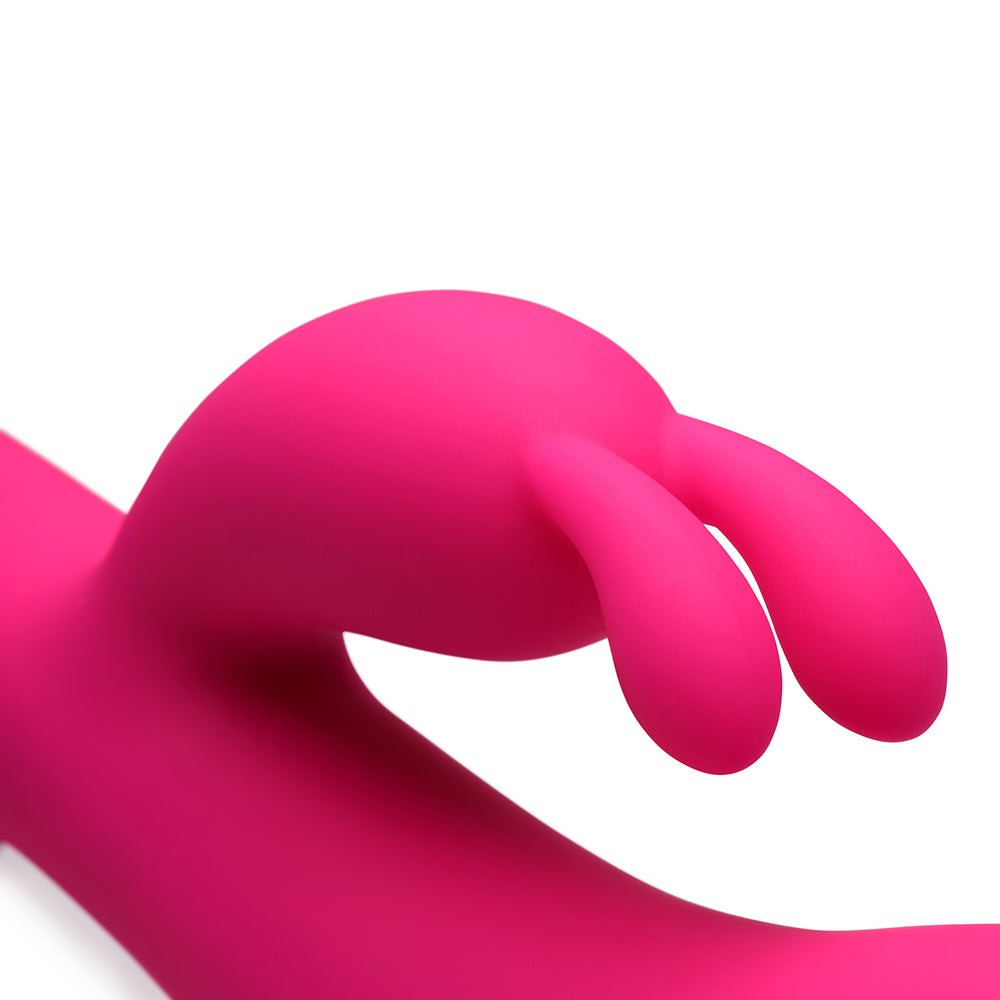 XR BRANDS - RUMBLERS 10X RABBIT SILICONE VIBRATOR