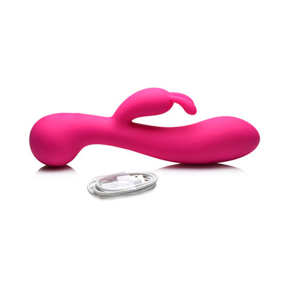 XR BRANDS - RUMBLERS 10X RABBIT SILICONE VIBRATOR