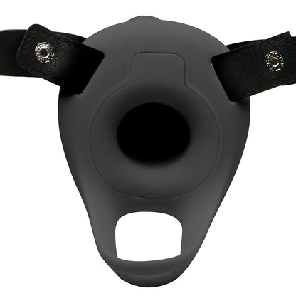 SIZE MATTERS 2 IN. ERECTION 28X SMOOTH REMOTE VIBRATING SILICONE SHEATH BLACK