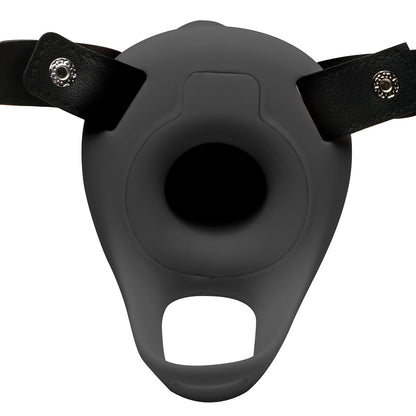 SIZE MATTERS REALISTIC SILICONE PENIS SHEATH BLACK