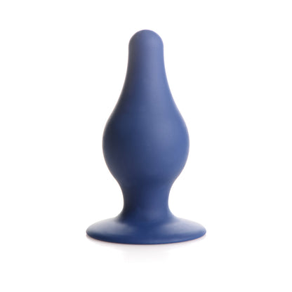 SQUEEZE-IT SQUEEZABLE TAPERED LARGE ANAL PLUG BLUE