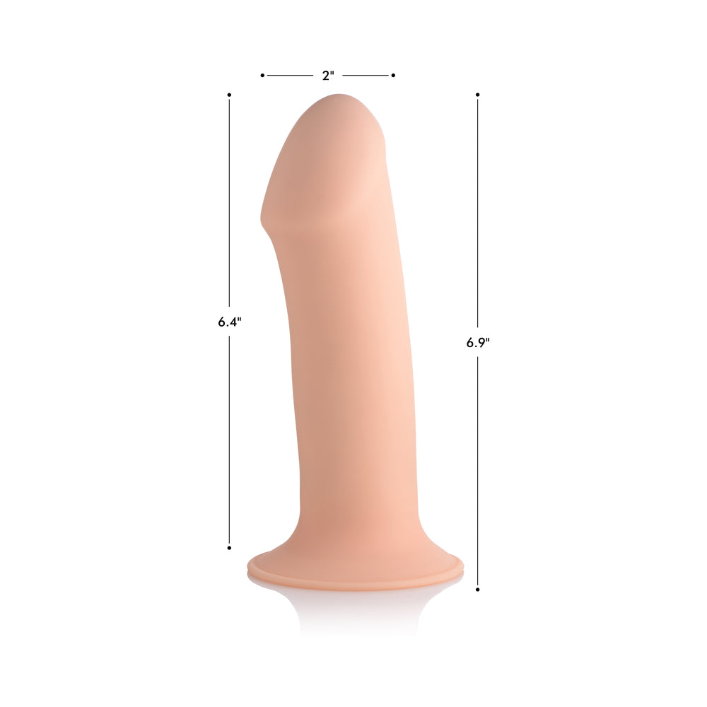 SQUEEZE-IT SQUEEZABLE THICK PHALLIC DILDO LIGHT