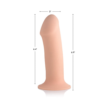 SQUEEZE-IT SQUEEZABLE THICK PHALLIC DILDO LIGHT