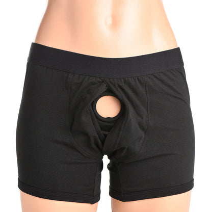XR BRANDS - STRAP U INCOGNITO BOXER HARNESS WITH HIDDEN O-RING 2XL