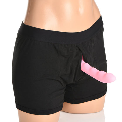 XR BRANDS - STRAP U INCOGNITO BOXER HARNESS WITH HIDDEN O-RING 2XL