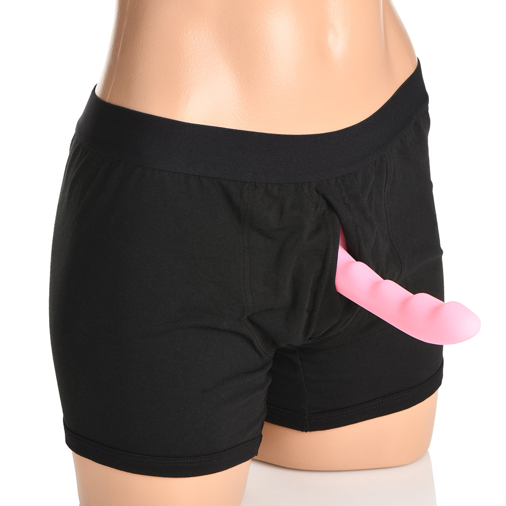 XR BRANDS - STRAP U INCOGNITO BOXER HARNESS WITH HIDDEN O-RING 3XL