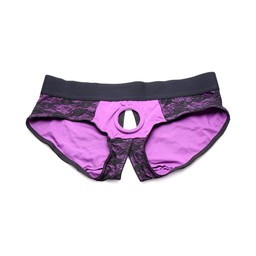 XR BRANDS - STRAP U LACE ENVY PEGGING SET PURPLE/BLACK