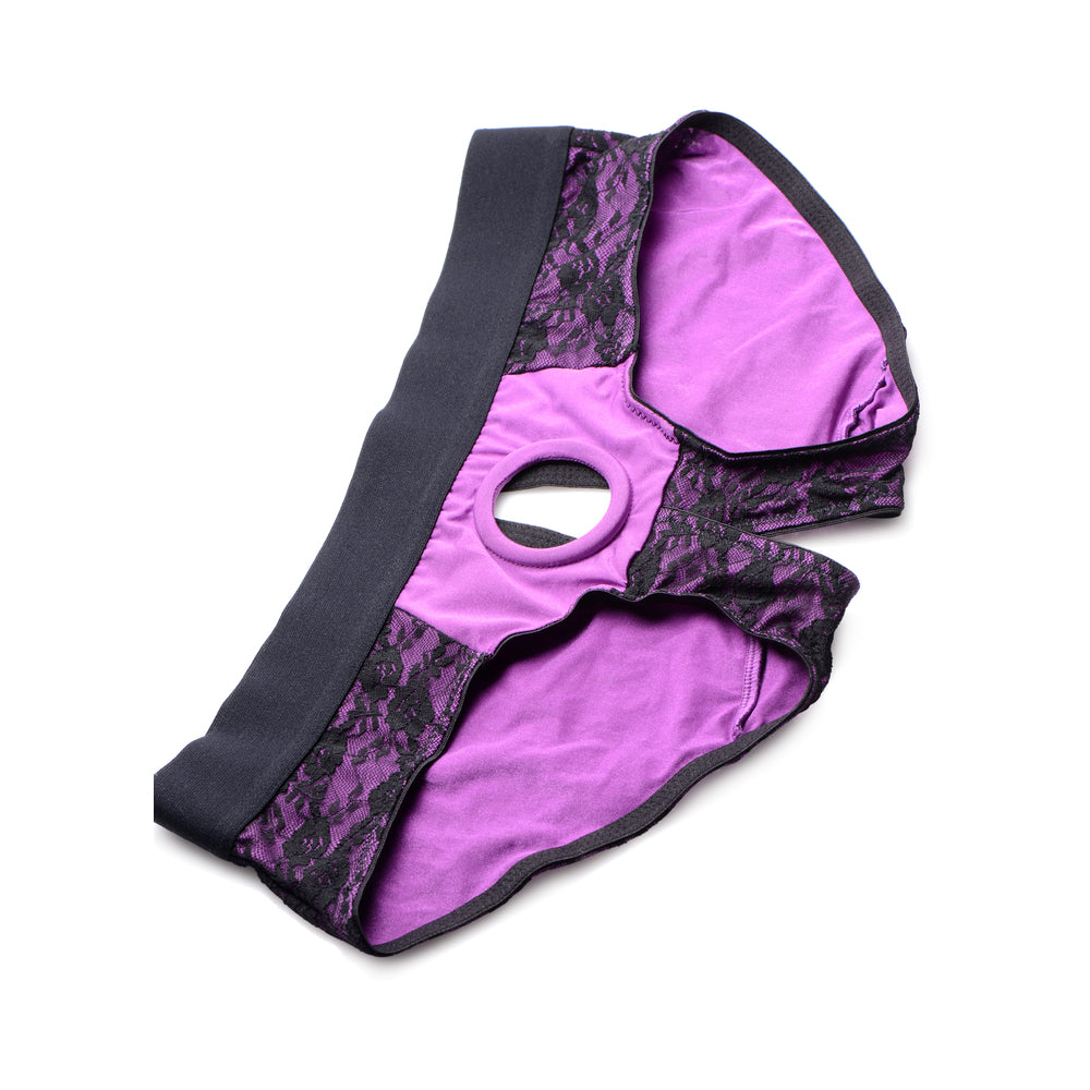 XR BRANDS - STRAP U LACE ENVY PEGGING SET PURPLE/BLACK