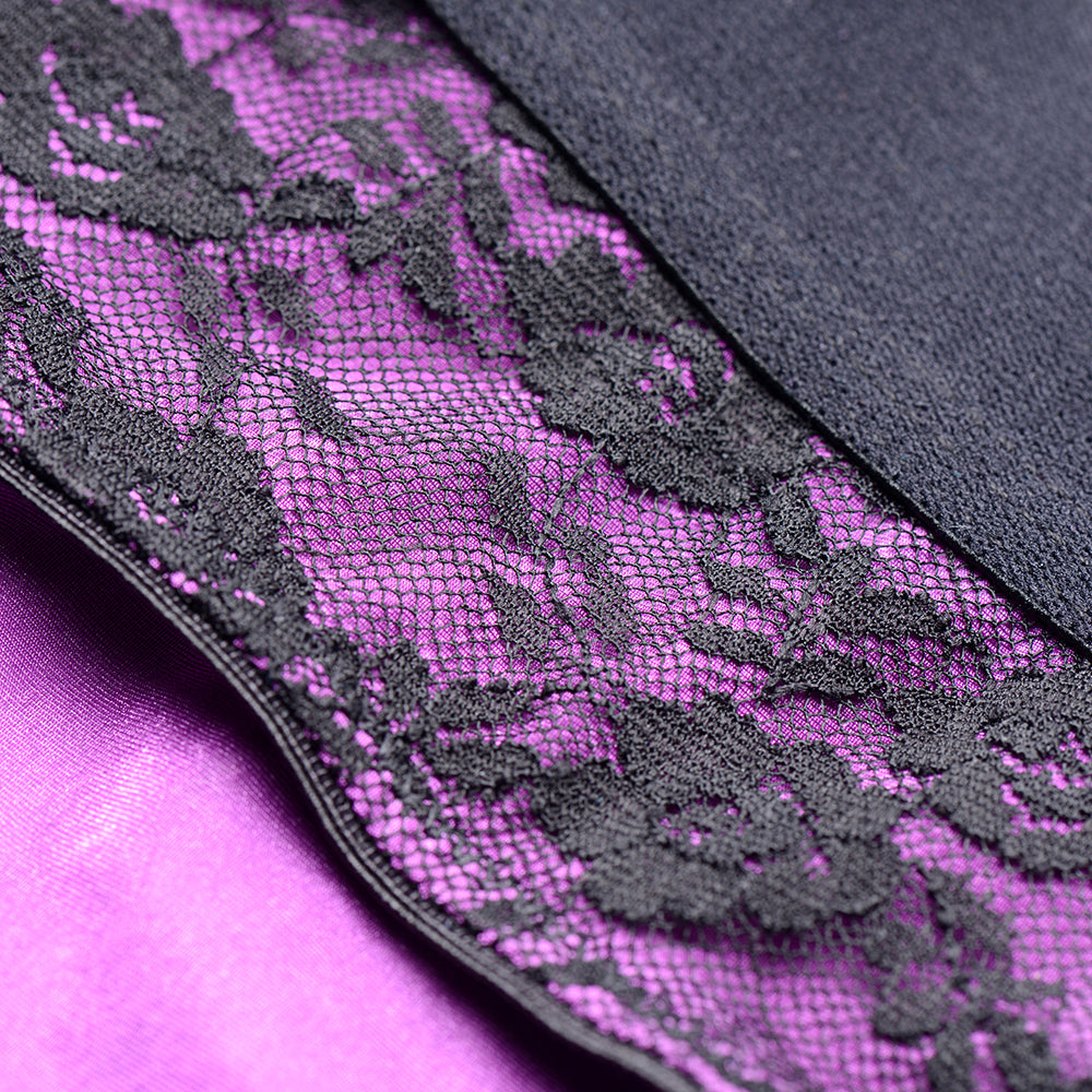 XR BRANDS - STRAP U LACE ENVY PEGGING SET PURPLE/BLACK