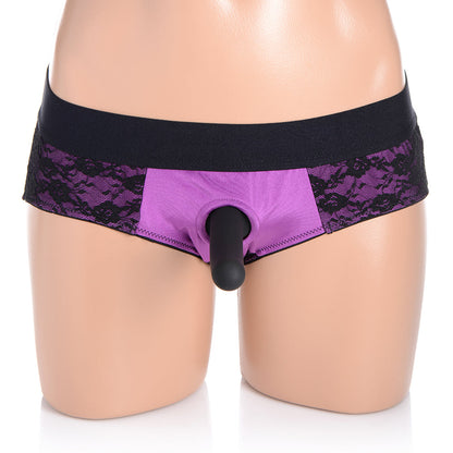 XR BRANDS - STRAP U LACE ENVY PEGGING SET PURPLE/BLACK