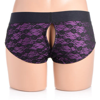 XR BRANDS - STRAP U LACE ENVY PEGGING SET PURPLE/BLACK