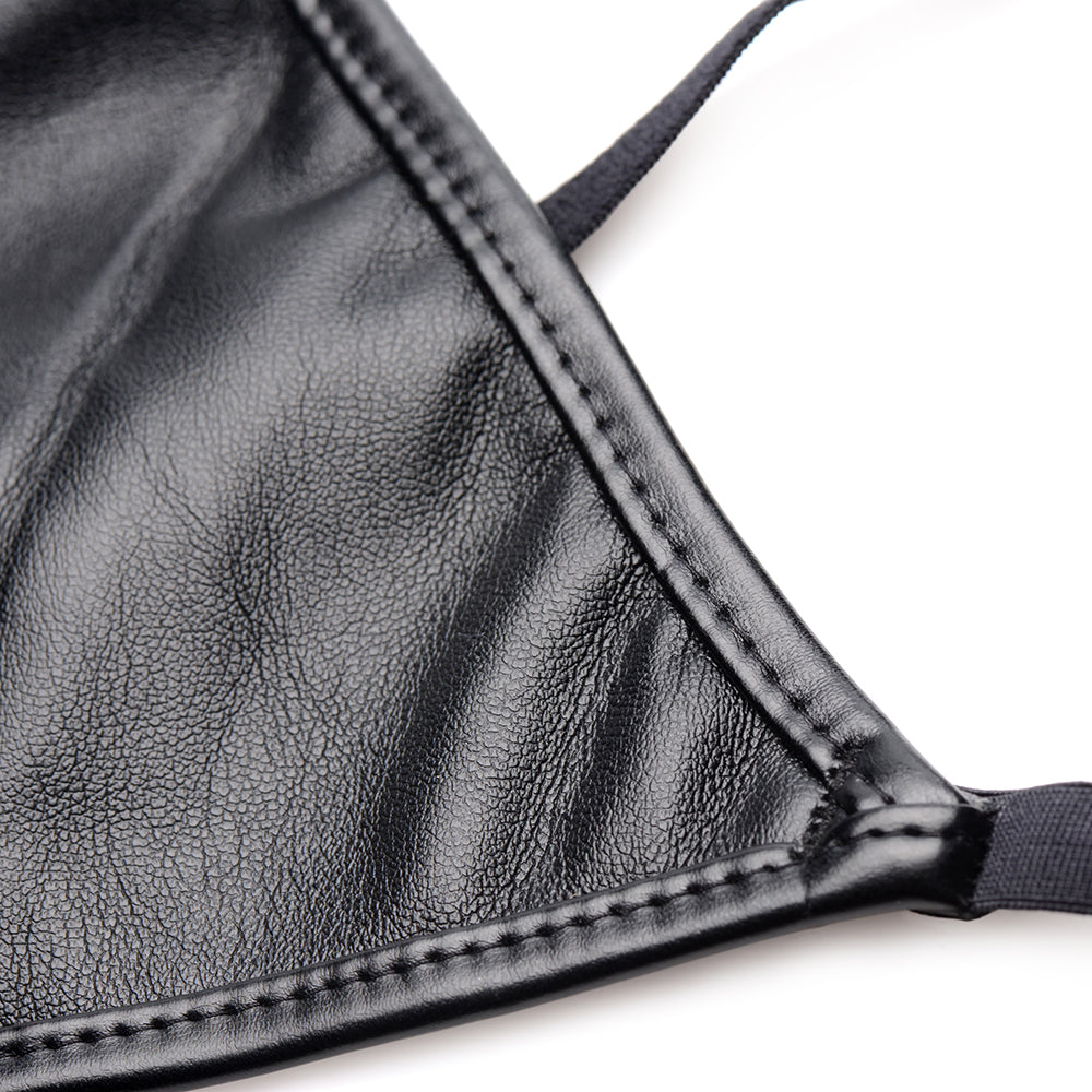 STRICT LACE-UP CORSET VEST & THONG L