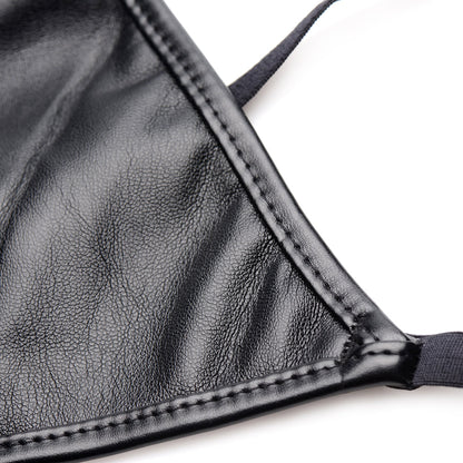 STRICT LACE-UP CORSET VEST & THONG L