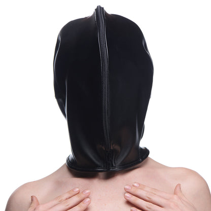 XR BRANDS - STRICT ZIP FRONT BONDAGE HOOD
