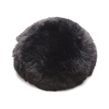 TAILZ SNAP-ON INTERCHANGEABLE BUNNY TAIL BLACK (PLUG NOT INCLUDED)