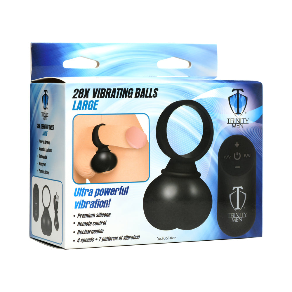 XR BRANDS - TRINITY MEN 28X VIBRATING BALLS L