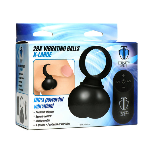 XR BRANDS - TRINITY VIBES 28X VIBRATING BALLS XL