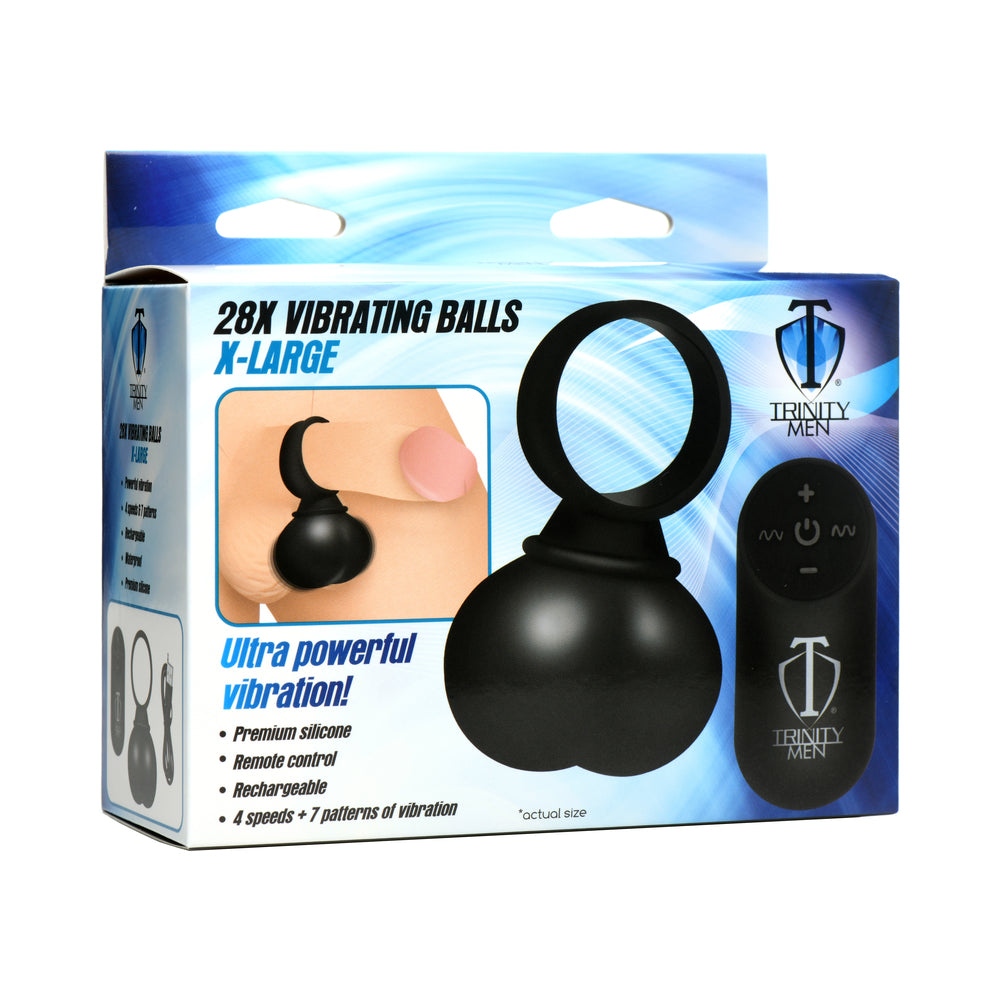 XR BRANDS - TRINITY VIBES 28X VIBRATING BALLS XL