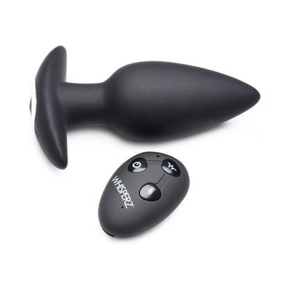 WHISPERZ VOICE ACTIVATED 10X VIBRATING BUTT PLUG WITH REMOTE