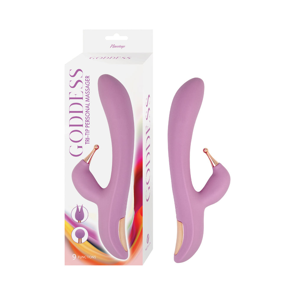 GODDESS TRI-TIP PERSONAL MASSAGER LAVENDER