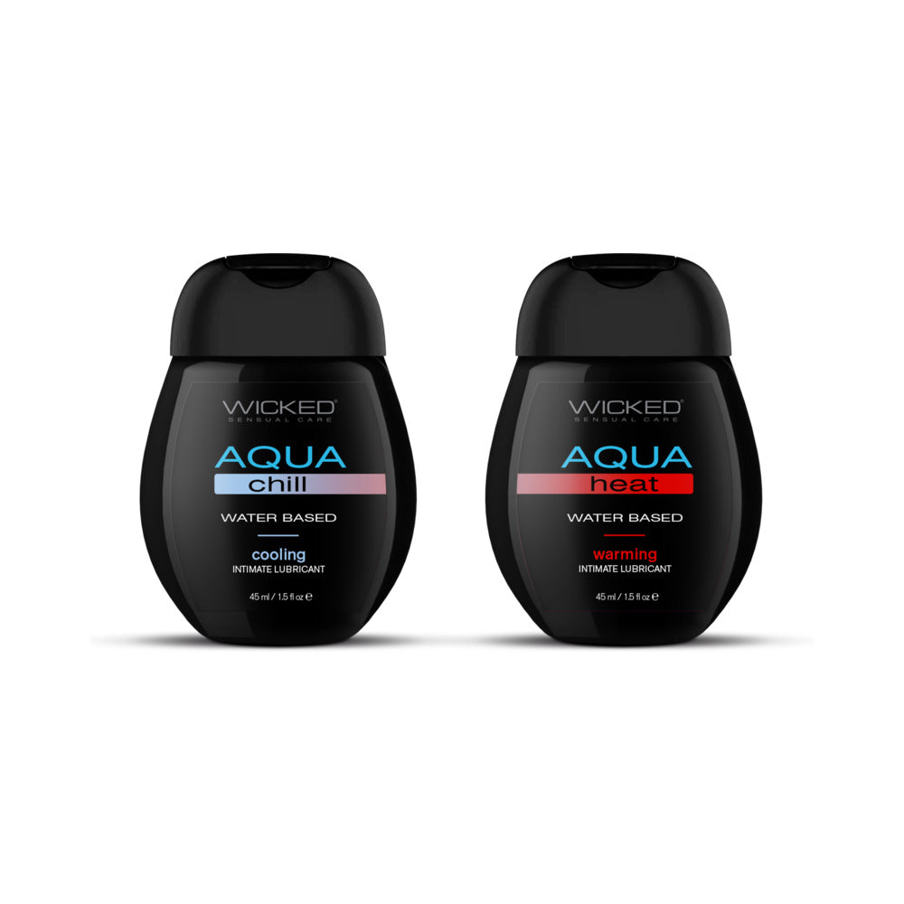 WICKED SENSUAL CARE SENSATION KIT COOLING AND WARMING INTIMATE LUBRICANTS 1.5 OZ.