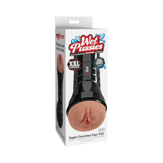 PDX BRANDS - COÑOS EXTREMADAMENTE MOJADOS PDX LABIOS SÚPER CARNOSOS XXL MARRONES