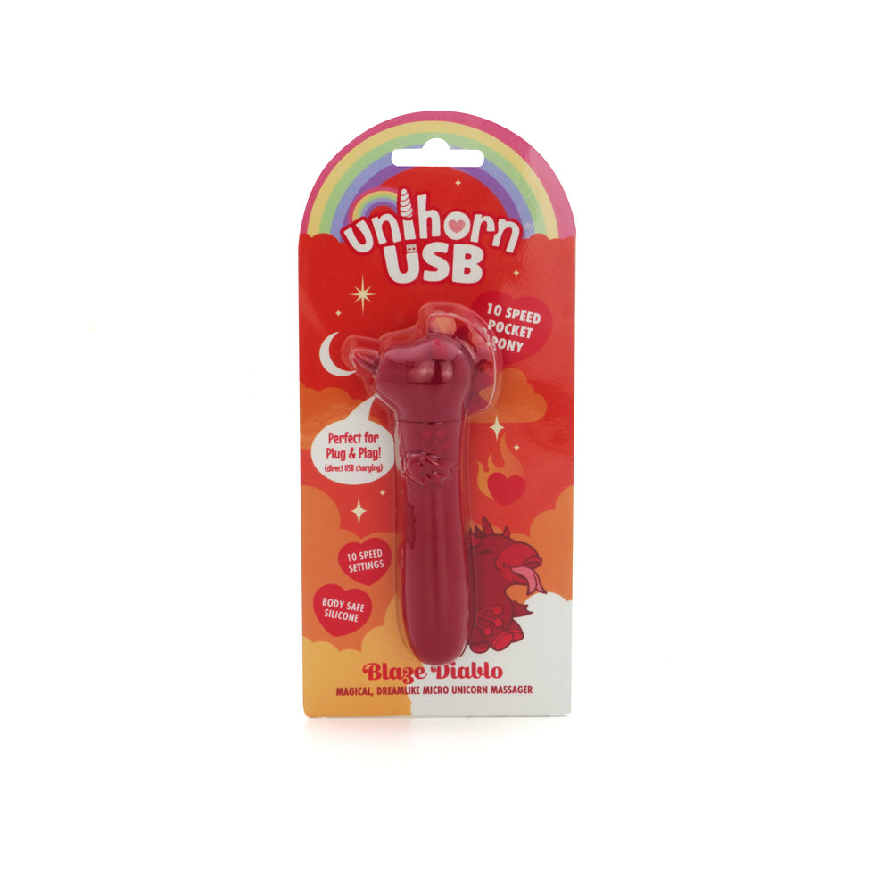 UNIHORN USB BULLET BLAZE DIABLO DARK RED