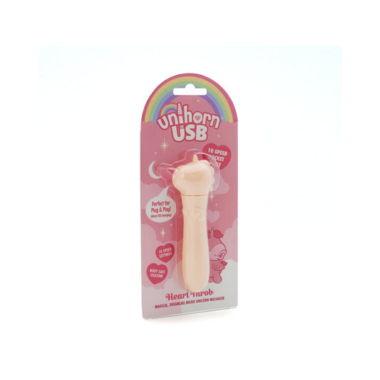 UNIHORN USB BULLET HEART THROB PINK/PEACH