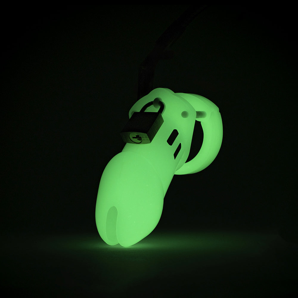CB-6000 GLOW-IN-THE-DARK CHASTITY CAGE KIT