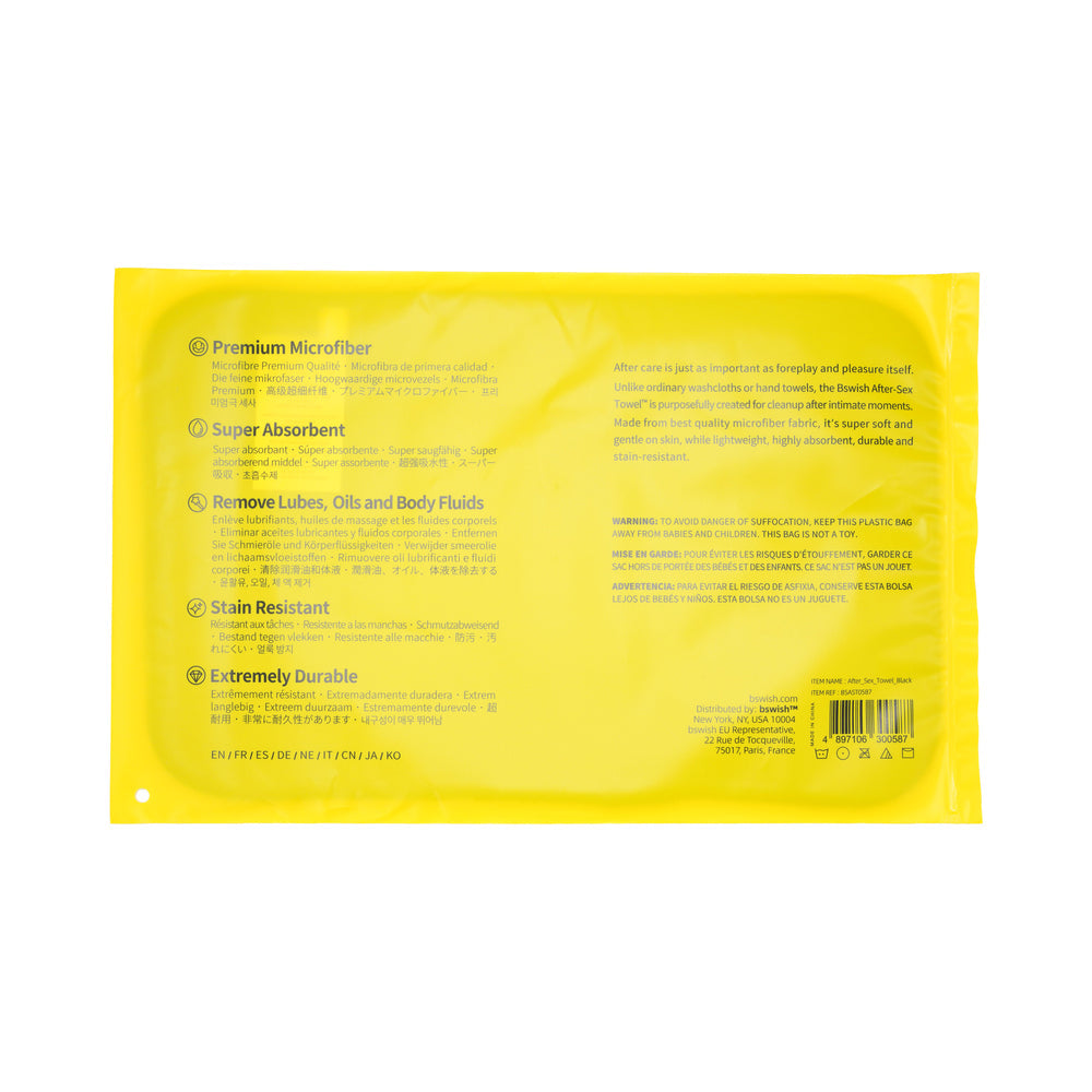 B SWISH AFTER-SEX TOWEL BLACK