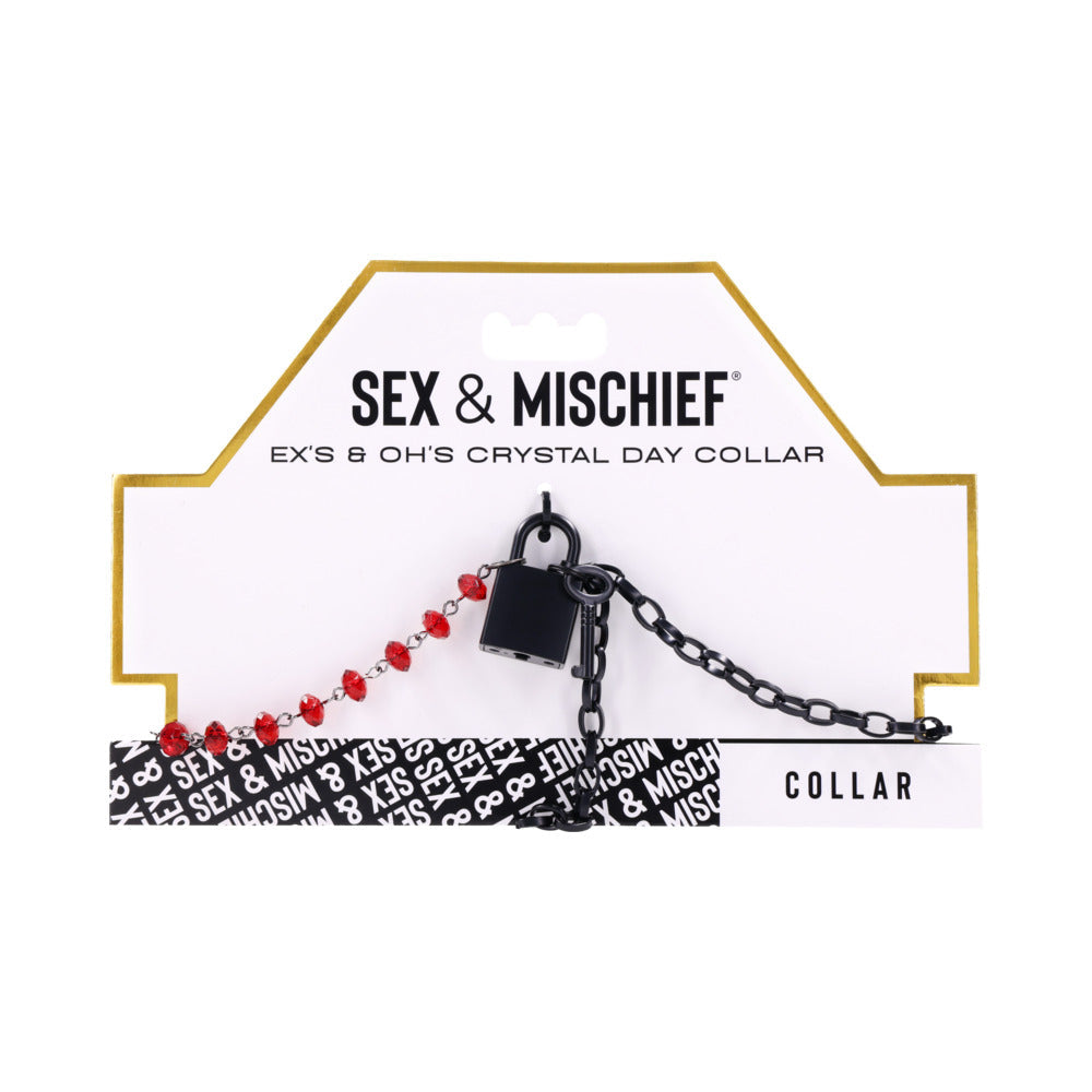 SPORTSHEETS - SEX & MISCHIEF EX''S & OH''S CRYSTAL DAY COLLAR