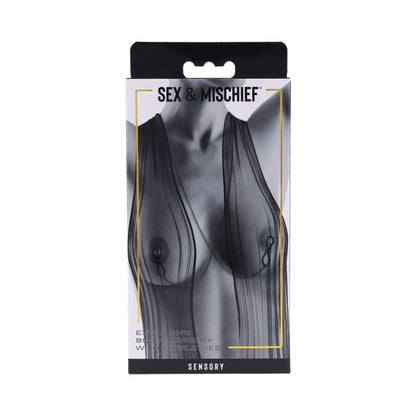 SPORTSHEETS - SEX & MISCHIEF EX''S & OH''S BODY JEWELRY WITH NIPPLE TIES