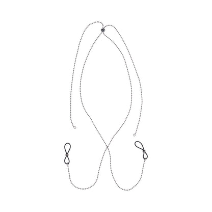 SPORTSHEETS SEX & MISCHIEF EX''S & OH''S BODY JEWELRY WITH NIPPLE TIES