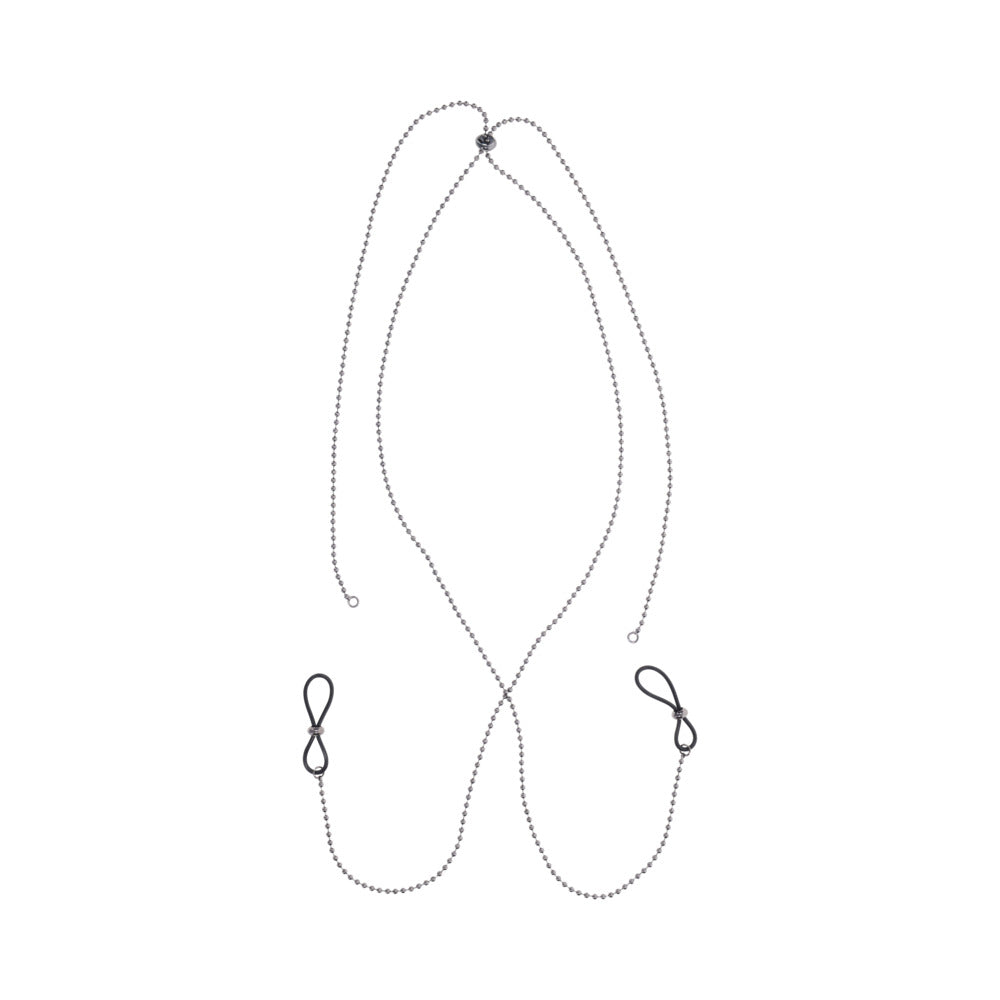 SPORTSHEETS - SEX & MISCHIEF EX''S & OH''S BODY JEWELRY WITH NIPPLE TIES