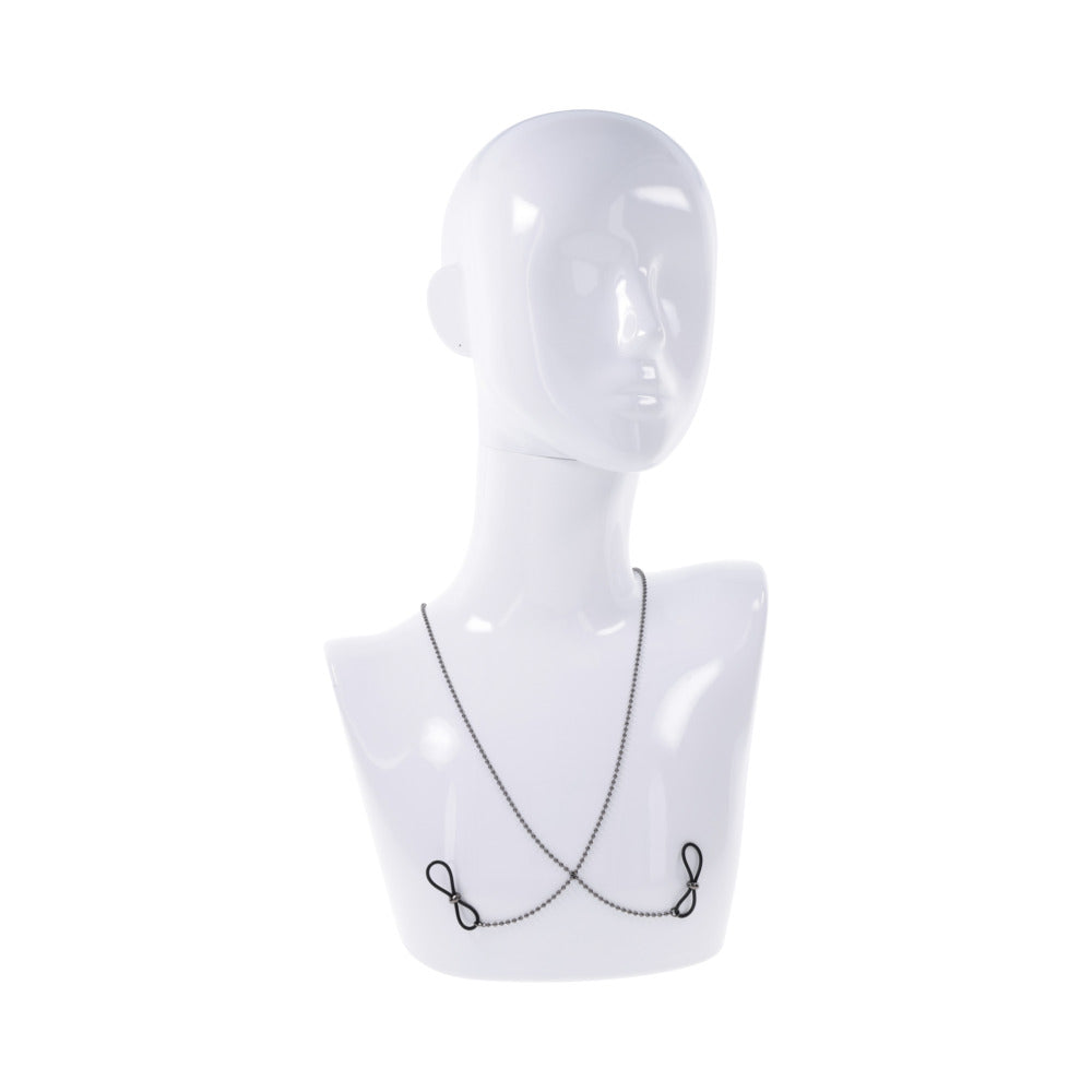SPORTSHEETS - SEX & MISCHIEF EX''S & OH''S BODY JEWELRY WITH NIPPLE TIES
