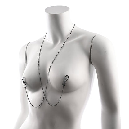SPORTSHEETS - SEX & MISCHIEF EX''S & OH''S BODY JEWELRY WITH NIPPLE TIES