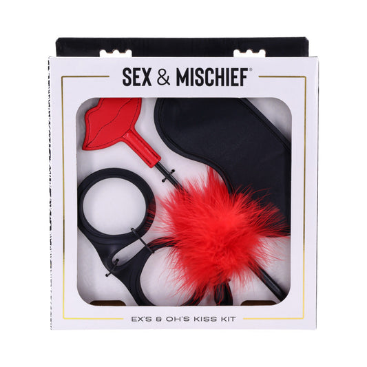 SPORTSHEETS - SEX & MISCHIEF EX''S & OH''S KISS KIT