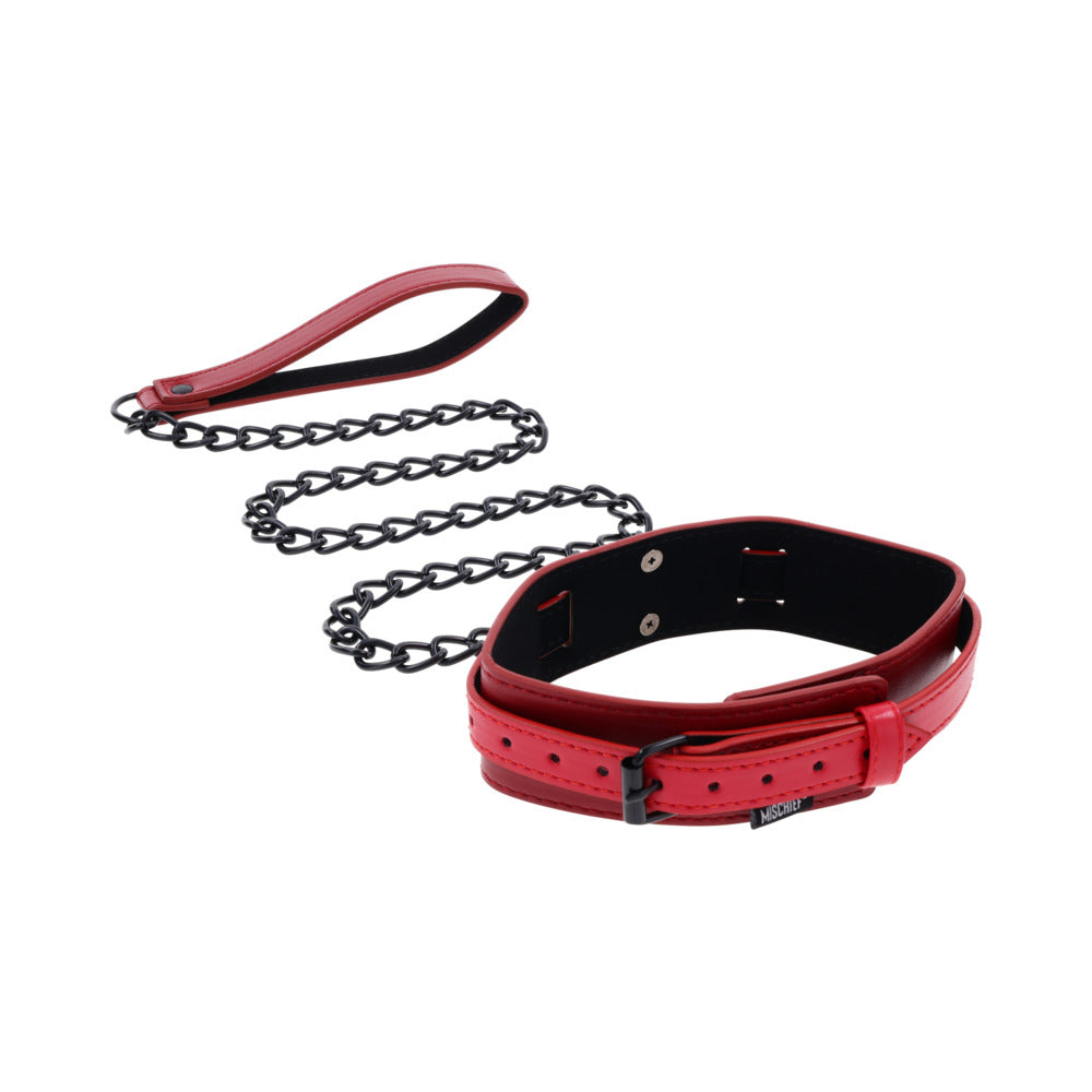 SEX & MISCHIEF EX''S & OH''S COLLAR AND LEASH