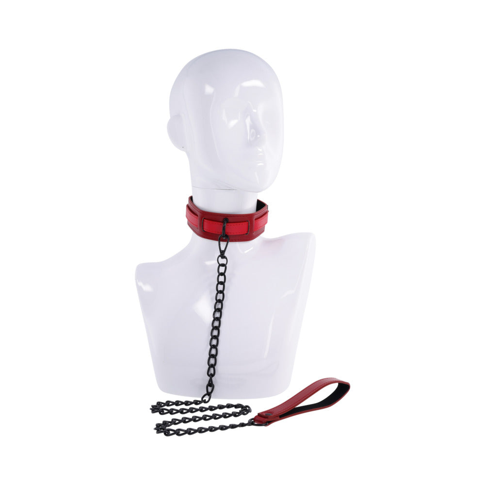 SPORTSHEETS - SEX & MISCHIEF EX''S & OH''S COLLAR AND LEASH