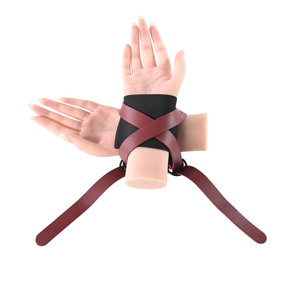 SPORTSHEETS - SEX & MISCHIEF EX''S & OH''S CROSS CUFFS
