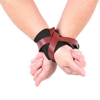 SPORTSHEETS - SEX & MISCHIEF EX''S & OH''S CROSS CUFFS