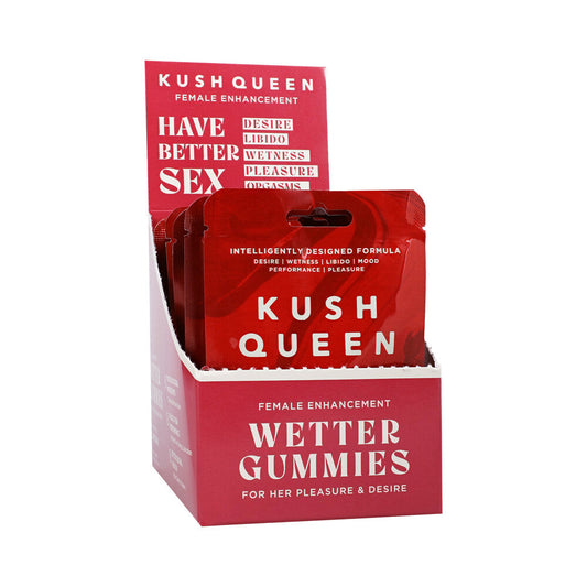 DOC JOHNSON - KUSH QUEEN WETTER GUMMIES FEMALE ENHANCEMENT 12-PIECE DISPLAY