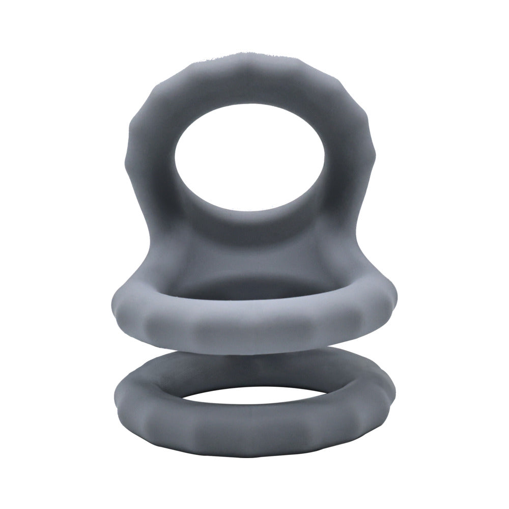 ADAM & EVE - ADAM''S RIDGED TRIPLE CAGE (BAG PACKAGING)