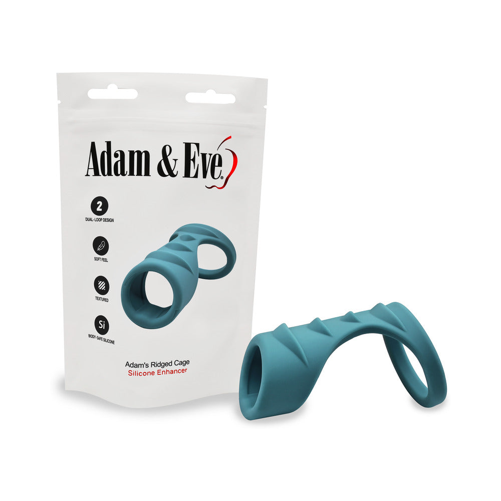 ADAM & EVE - ADAM''S RIDGED CAGE (BAG PACKAGING)