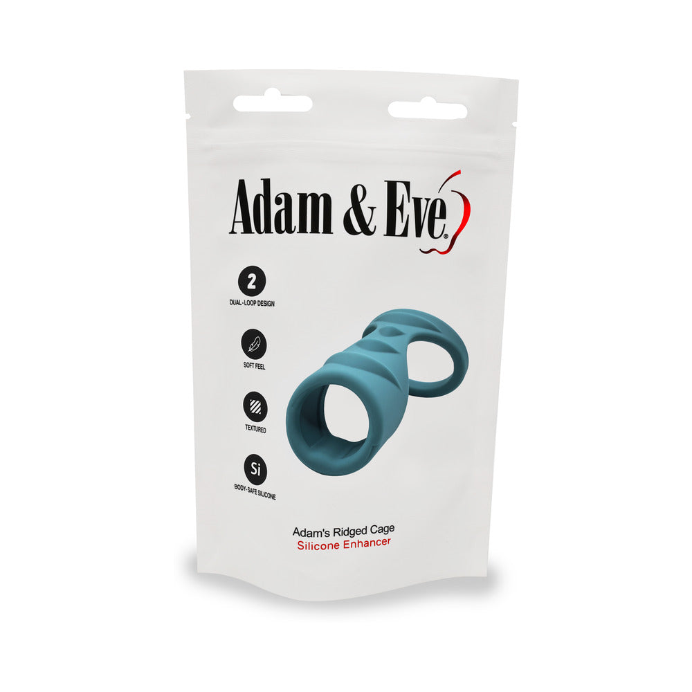 ADAM & EVE - ADAM''S RIDGED CAGE (BAG PACKAGING)