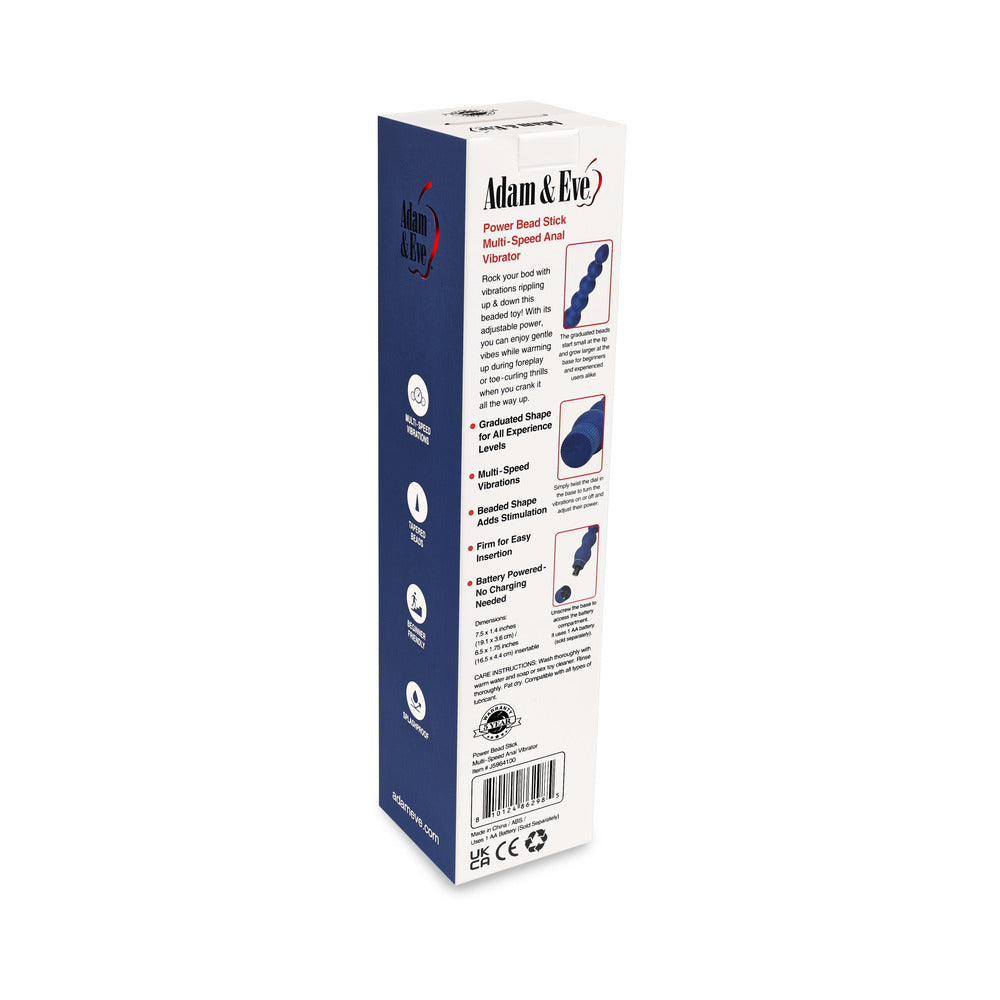 ADAM & EVE - VIBRATING POWER BEAD STICK - CAJA