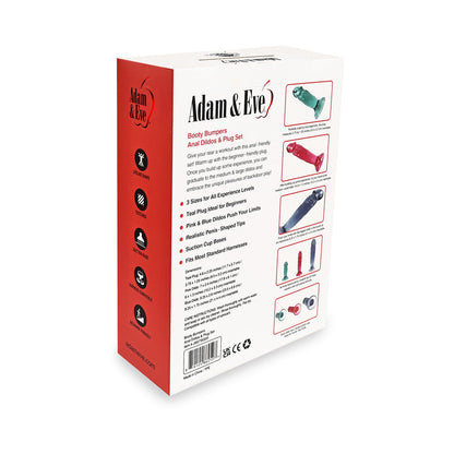 ADAM & EVE - BOOTY BUMPERS DILDO & PLUG KIT