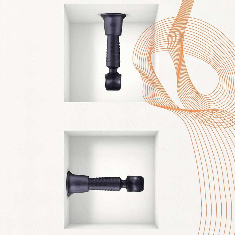 MAN WAN HOLDEN UNIVERSAL WAND HOLDER BLACK PLUM