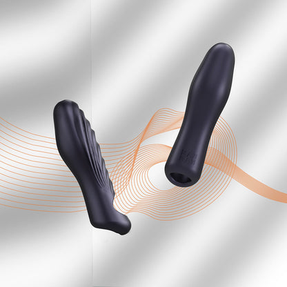 MAN WAN RYZER PENIS EXTENDER AND SOFT MASTURBATING SLEEVE BLACK PLUM